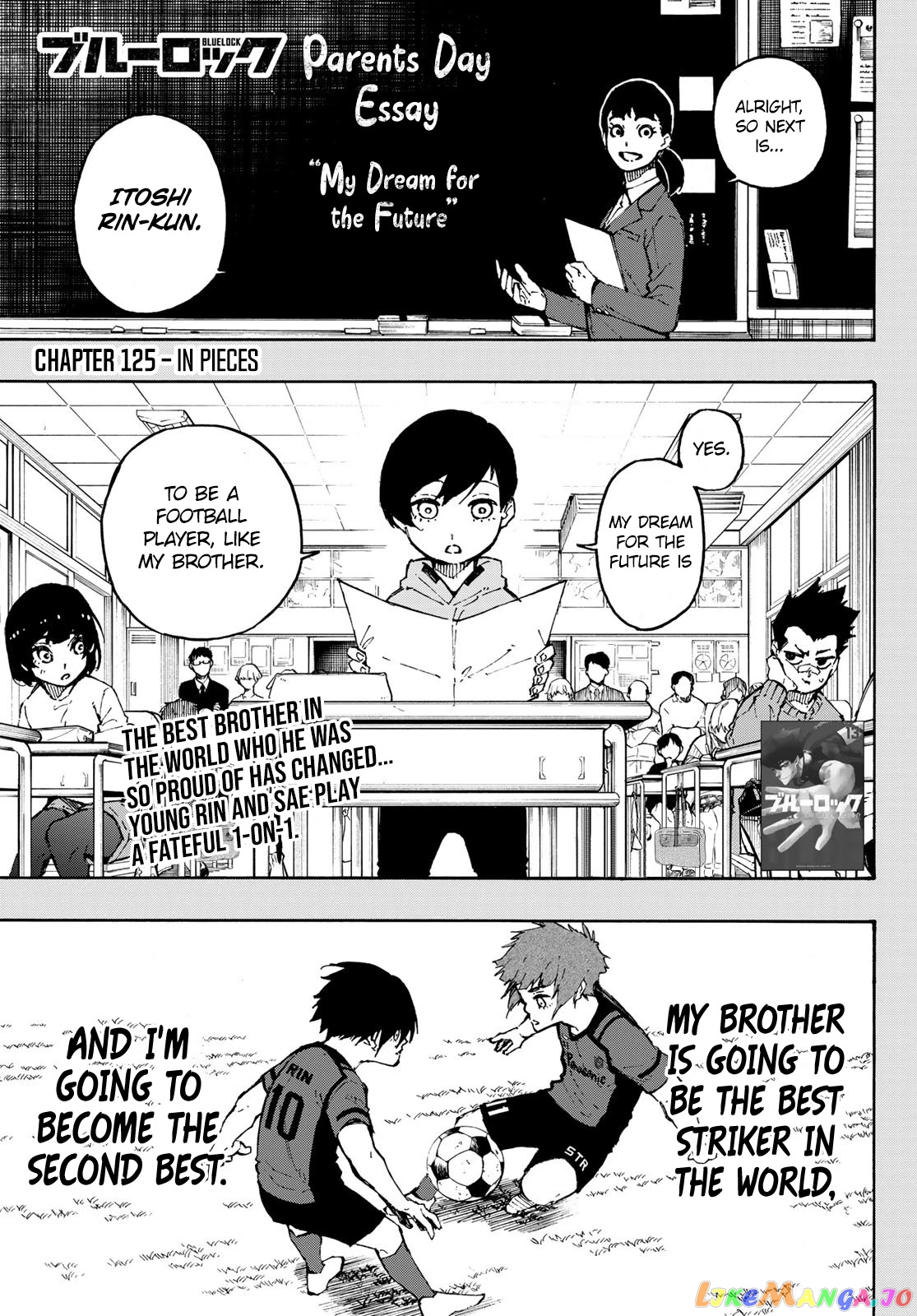 Blue Lock Chapter 125 image 01